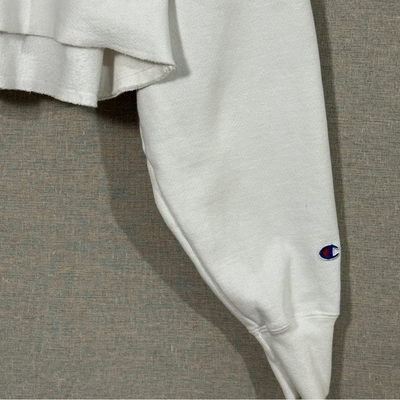 Champion Reverse Weave Surf Naked Crop Hoodie Medium - Picture 4 of 11